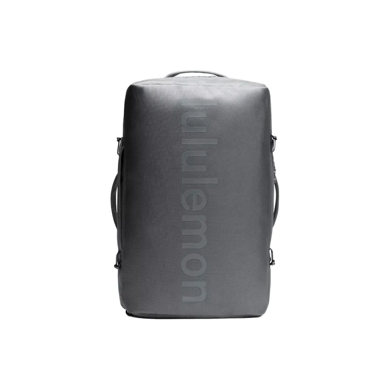 Lululemon Recycled Nylon Travel Bag 45L Unisex Sun Gray & Black-1