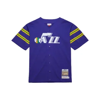 Mitchell Ness 1974 New Orleans Jazz Full Snap Shooting Shirt