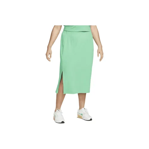 Nike Knit Long Skirt Women's Green