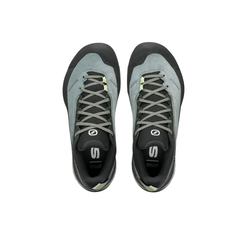 SCARPA Rapid Cushioning, Wear Resistant Low Top Running Shoes Women's Black Green-2