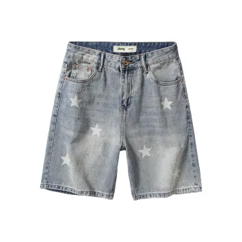 Jeep Denim Shorts Unisex P75DMWNE87 Blue