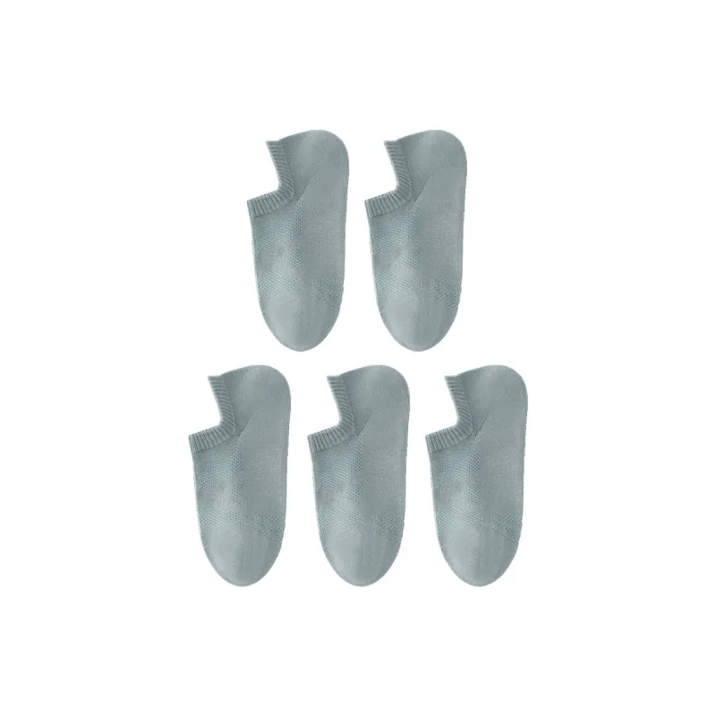 H YXIANG No Show Socks Men's 5 Pack-0