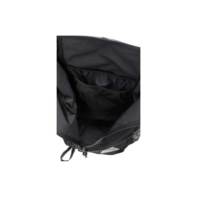 And Wander Polyester Backpack Unisex Black-14
