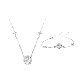 Muyan Glass Cat Eye Necklaces Women's