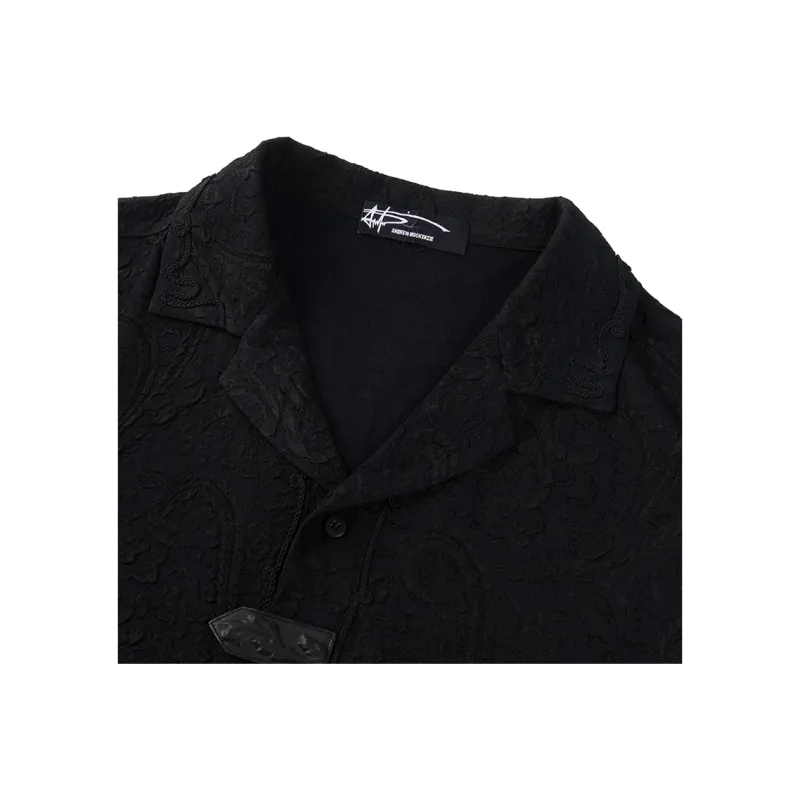 ANDREW MACKENZIE T Shirts Men Black-2