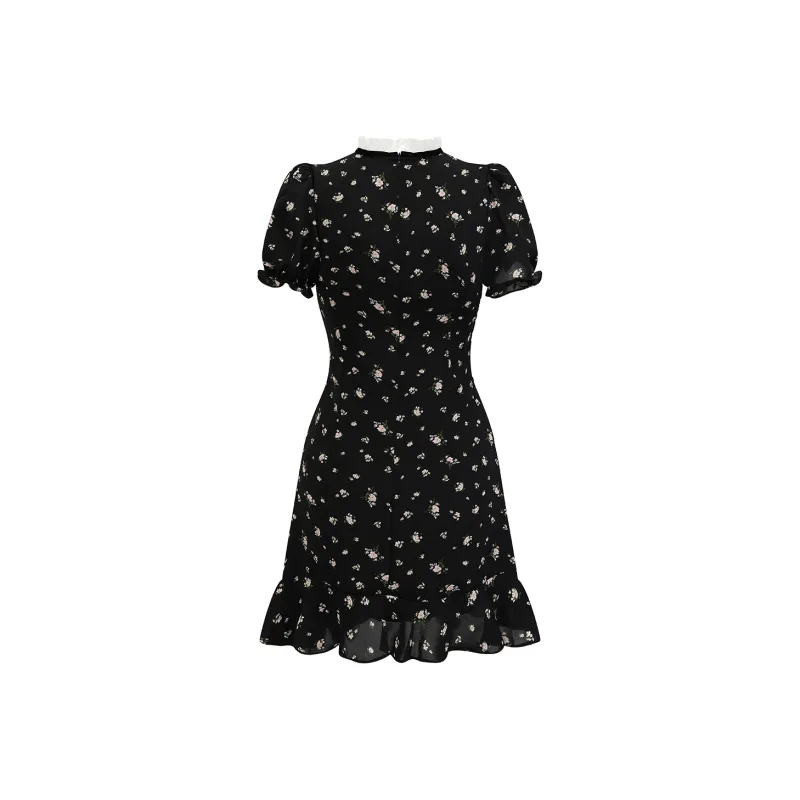 GUOZHEN Short Sleeved Dress Women's-1