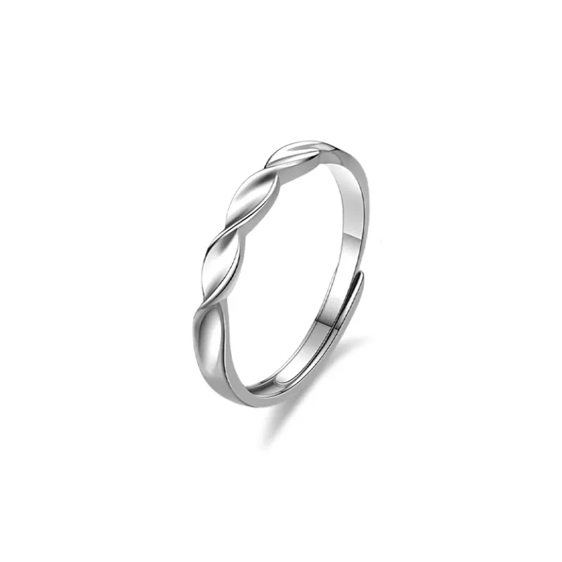 LUCA Sterling Silver Rings Unisex-6