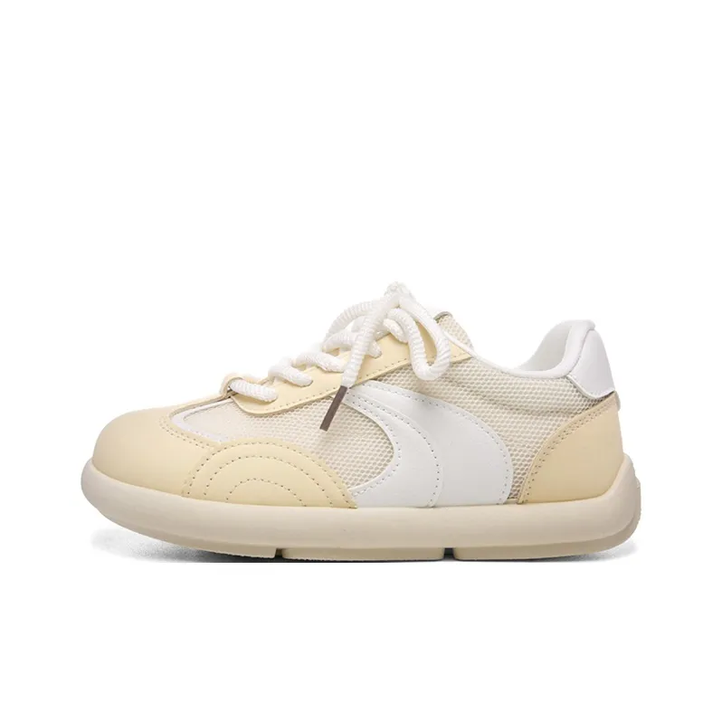 Ordifen Low Top Skateboard Shoes Women's Yellow-0