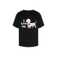 Black Puppy Loose Fit