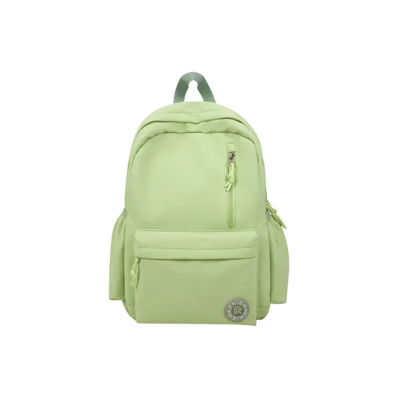 Meow In The Grass Nylon Backpack Unisex Black/Pink/Blue/Yellow/Khaki/Green/Purple-22