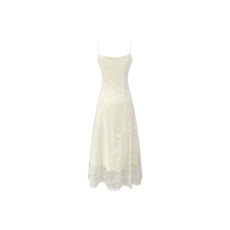 FLIM Slip Dresses Women's Apricot-1