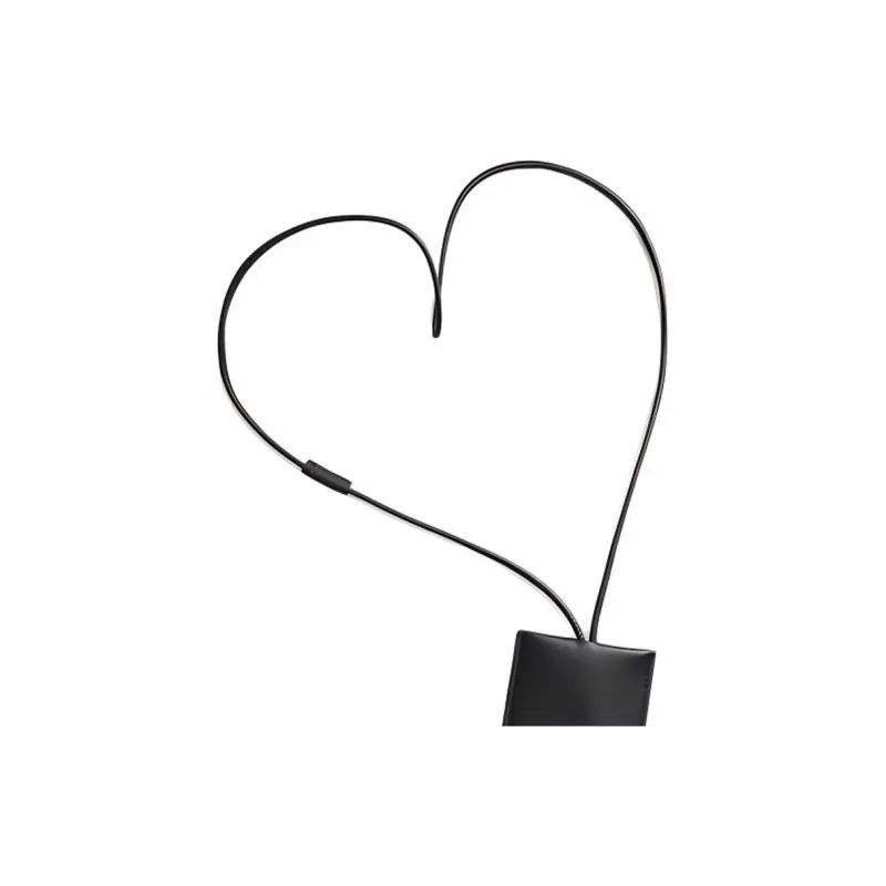 TAD FAB Cow Leather Bag Accessory Unisex Black-4