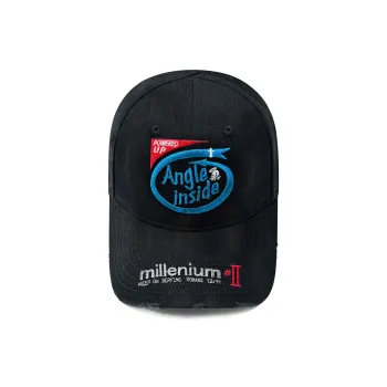 False Perception Cotton Baseball Caps Unisex Washed Black