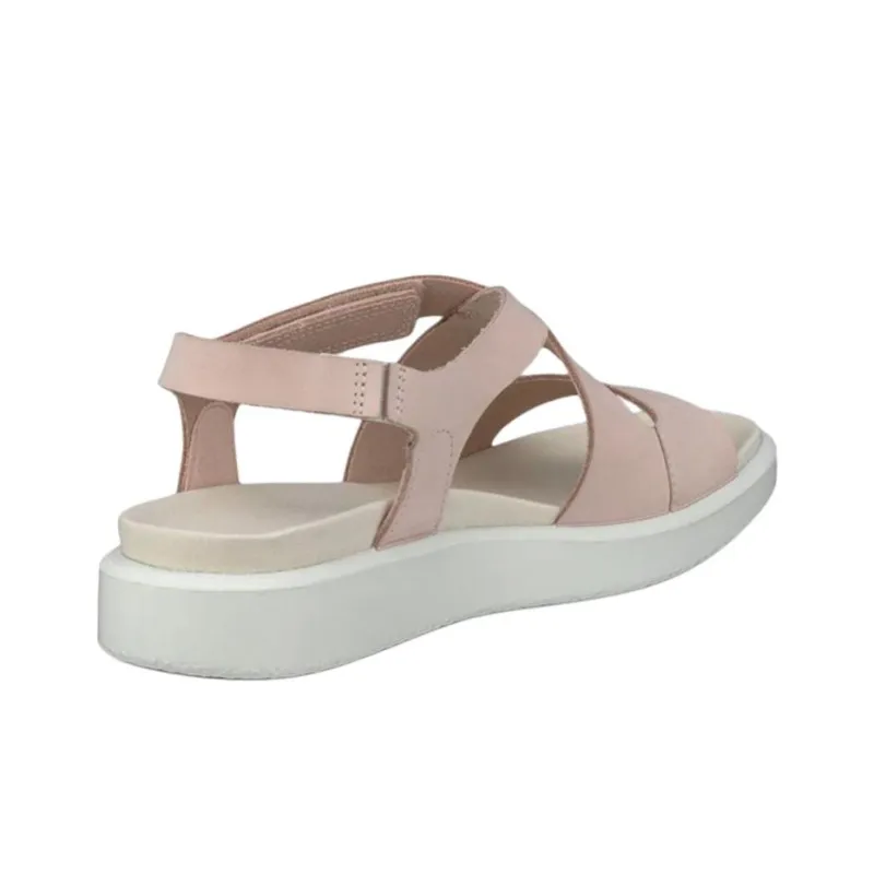 Ecco Flowt One Strap Sandals Women's Pink-2