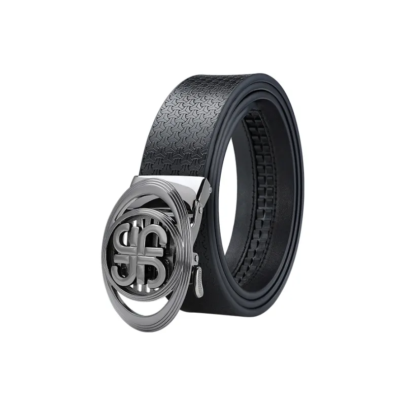 MILLIE'S Cow Split Leather Belts Men's Width 3.4cm-0