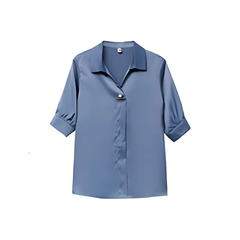 Mu Qingqing Chiffon Shirt Women's-0