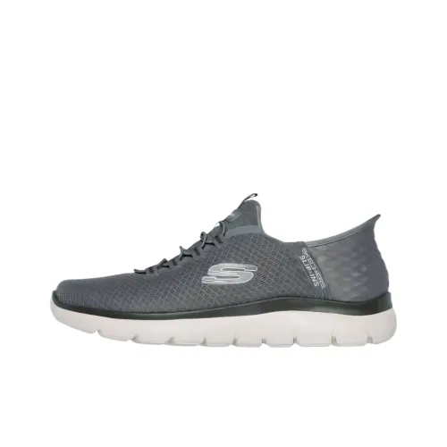 Skechers Summits Low Top Running Shoes Men's Gray