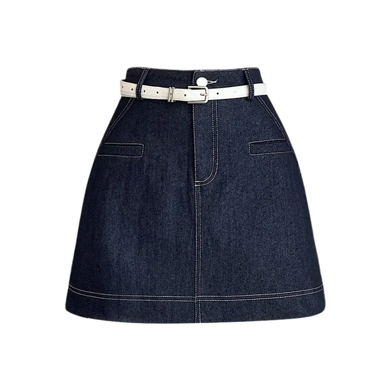 JECCI FIVE Denim Short Skirts Women's-3