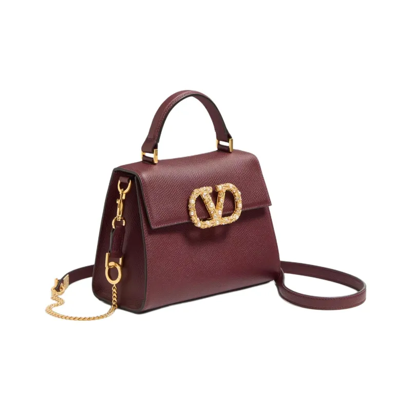 Valentino Cow Leather Handbag Trumpets Women's-1