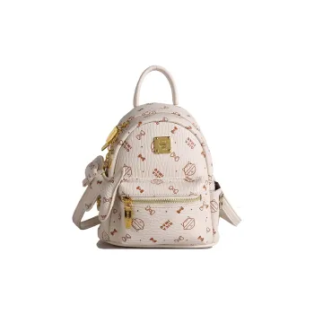 Meow In The Grass PU Backpack Women's Multicolor