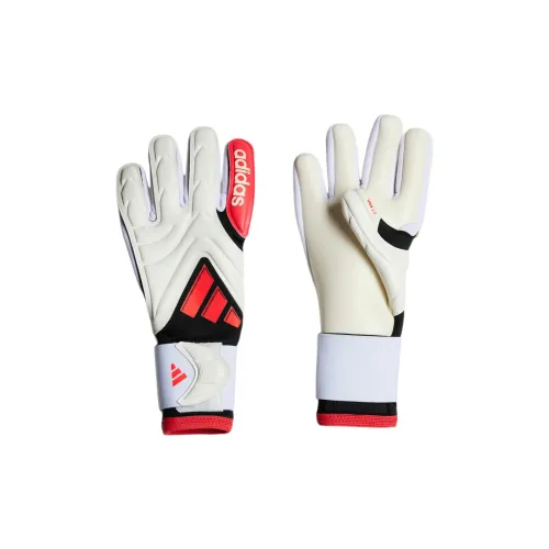 Adidas Recycled Polyester, Polyurethane, Latex Sports Gloves Unisex White