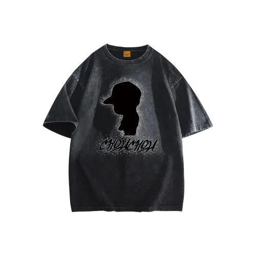 CHOUCHOUS Drop Shoulder Sleeve T Shirt Women's