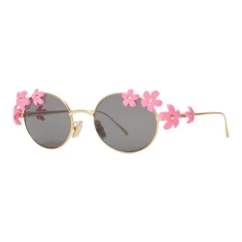 LOEWE Metal Round Sunglasses Women's Gold