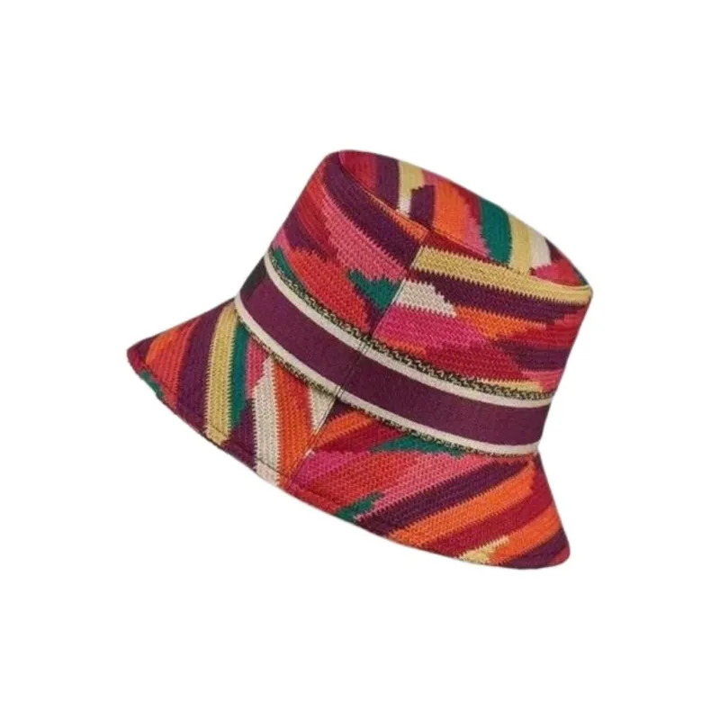 DIOR Cotton Bucket Hats Unisex Multicolor-1