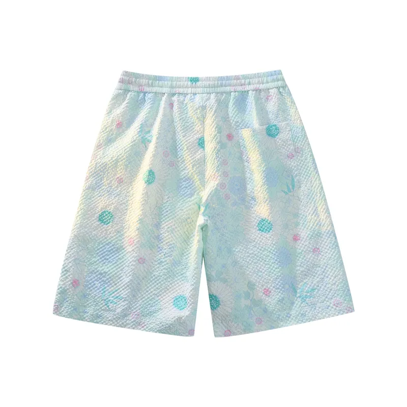PASOK Casual Shorts Unisex PA013 Small Daisy Blue-1