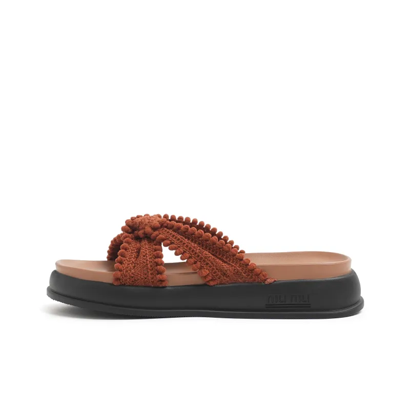 NUNZ Rubber Sole Quick Dry Slide Slippers Women's-0