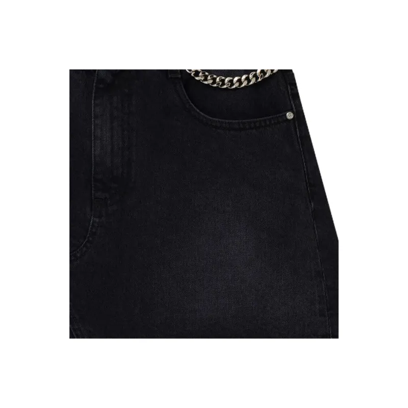 Stella McCartney Falabella Denim Mini Skirt-3