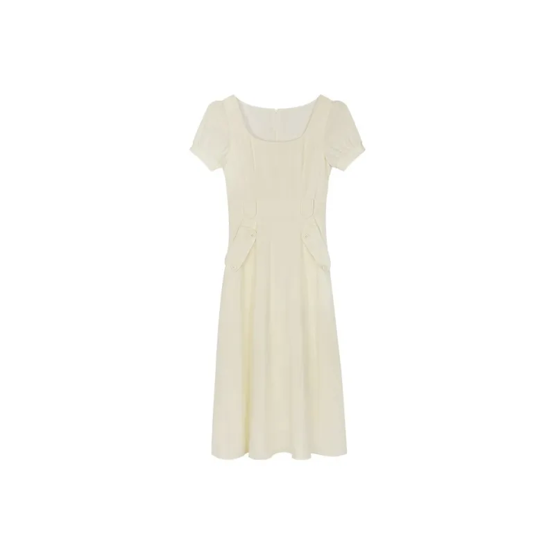 Mu Xiao Xin Short Sleeved Dress Women's-0