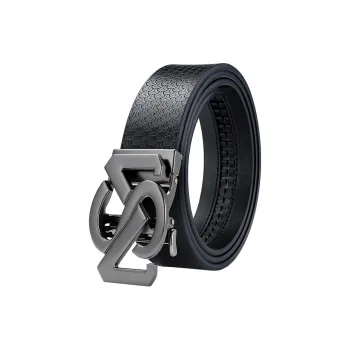 MILLIE'S Cow Split Leather Belts Men's Width 3.4cm