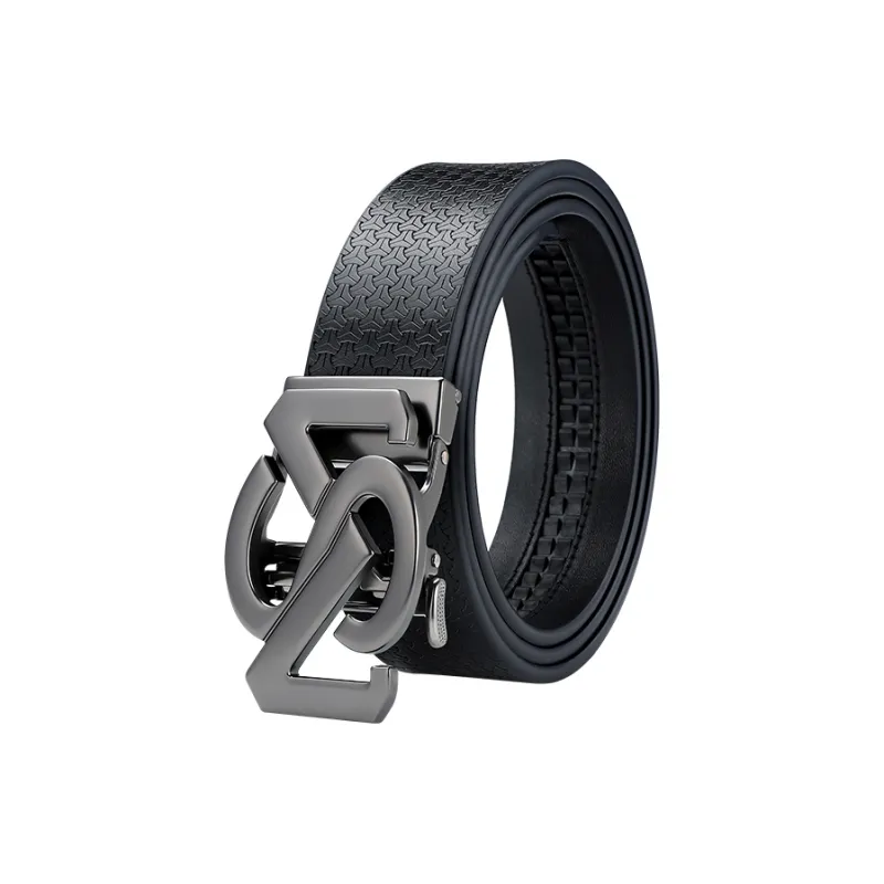 MILLIE'S Cow Split Leather Belts Men's Width 3.4cm-0
