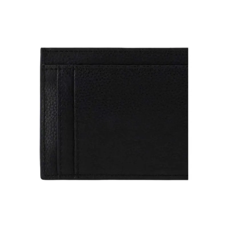 ARMANI EXCHANGEAE Regenerated Leather Card Holder Men's Black-3