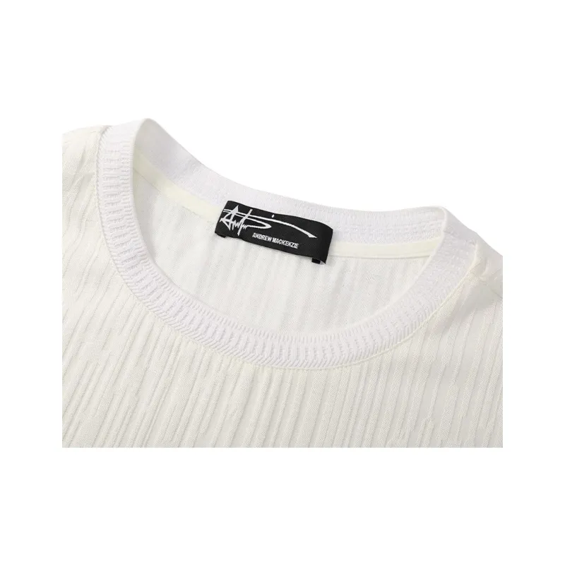 ANDREW MACKENZIE T Shirts Men White-2