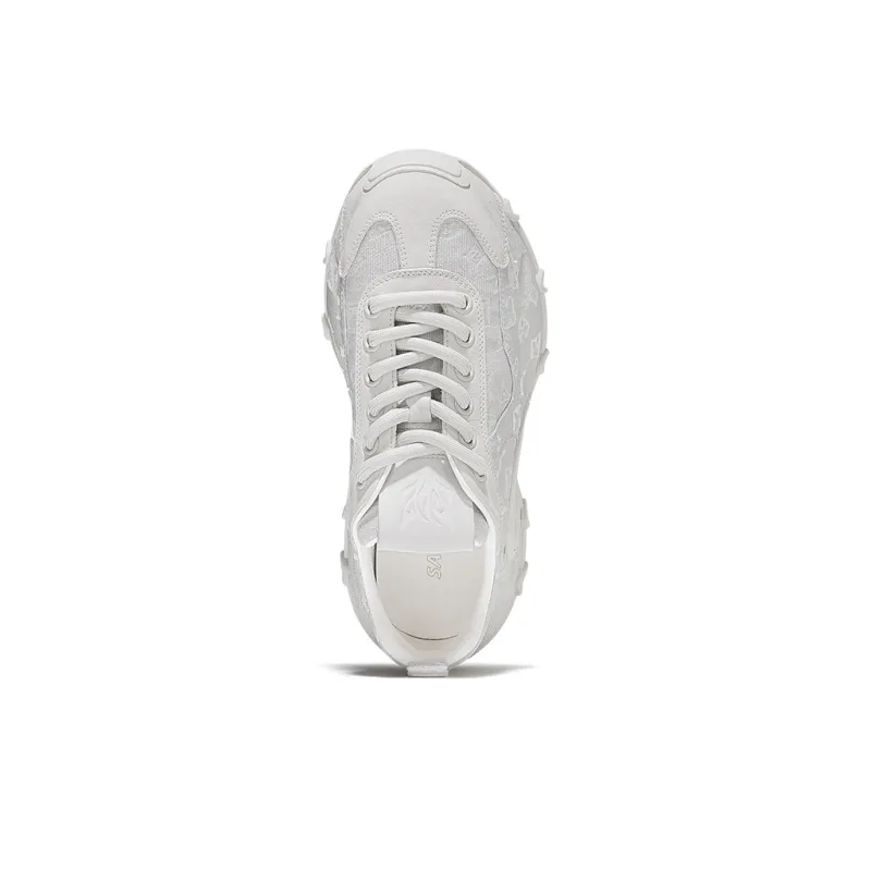 SALAXI Cushioning Abrasion Resistant Lightweight Height Increasing Mat Low Top Chunky Sneakers Unisex-16