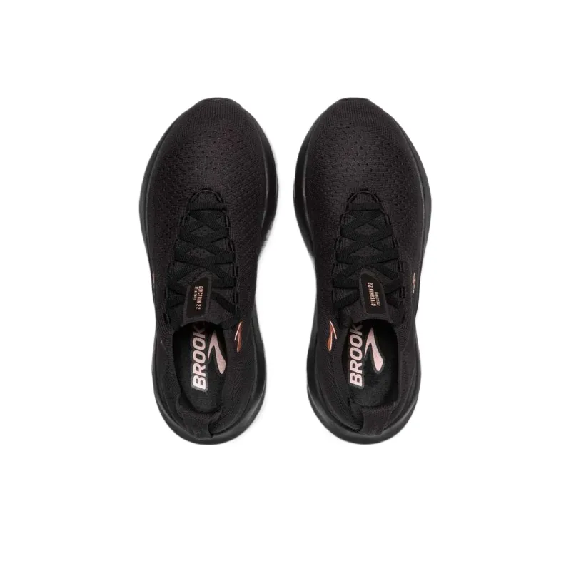 Brooks Glycerin StealthFit 22 Low Top Running Shoes Women's Black-4