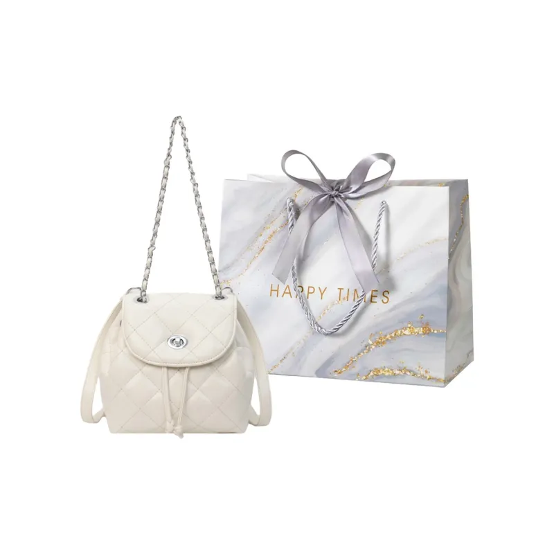 Miss Angel PU Backpack Women's White/Silver-6