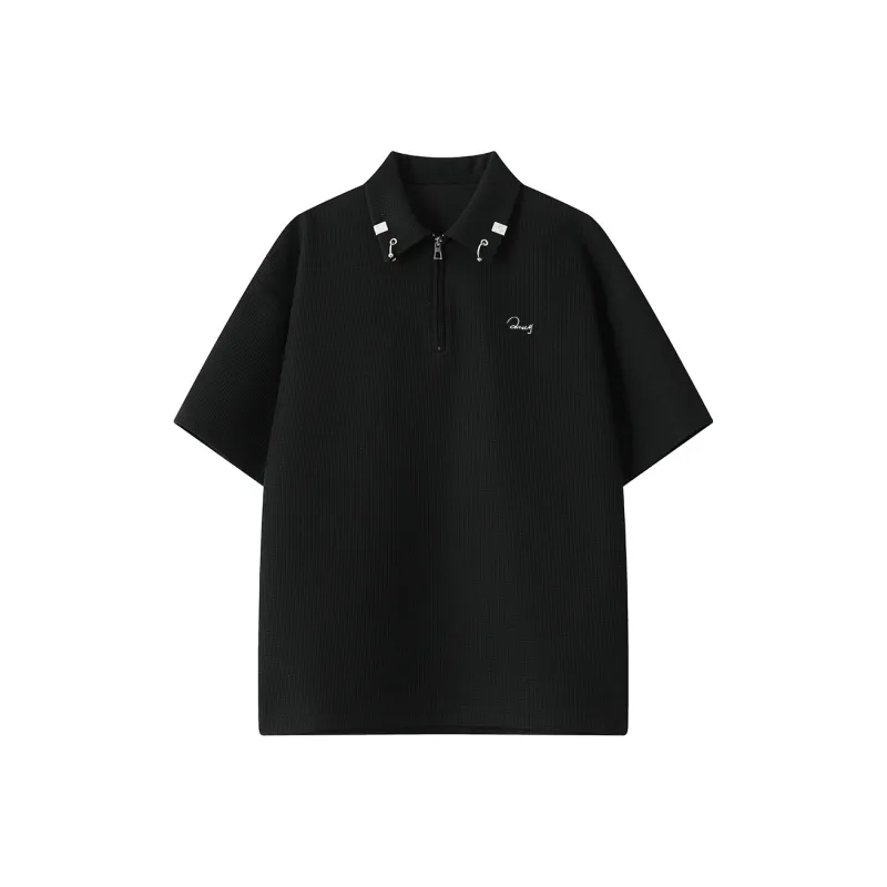 Qnxeey Polo Shirts Unisex-0