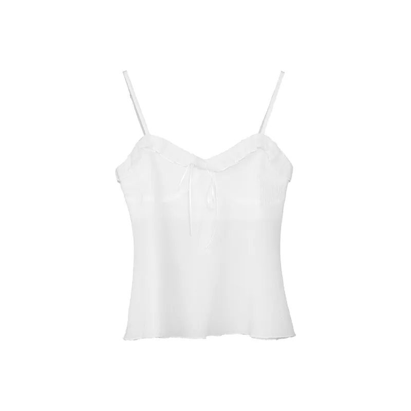 Fstudio Korean Style Ambient Layered Bowknot Inner Camisole Women's-8