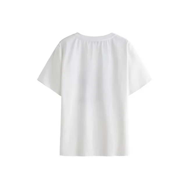 HDFULERN T Shirts Women's White-1