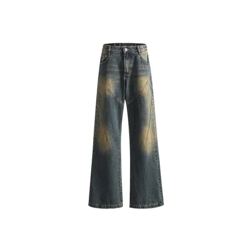 MJB Jeans Women's Yellow Mud Rubbing