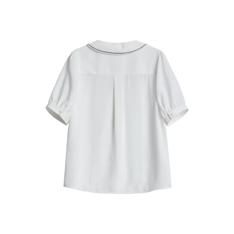 Mambe Shirts Women's White-1