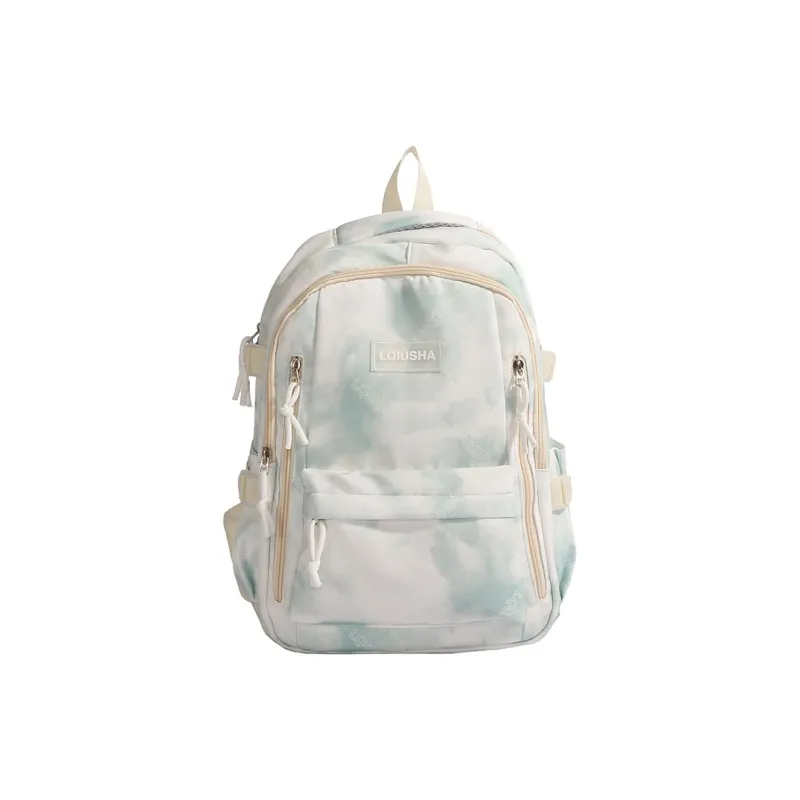 WXRX Nylon Fabric Backpack Women's Multicolor-6