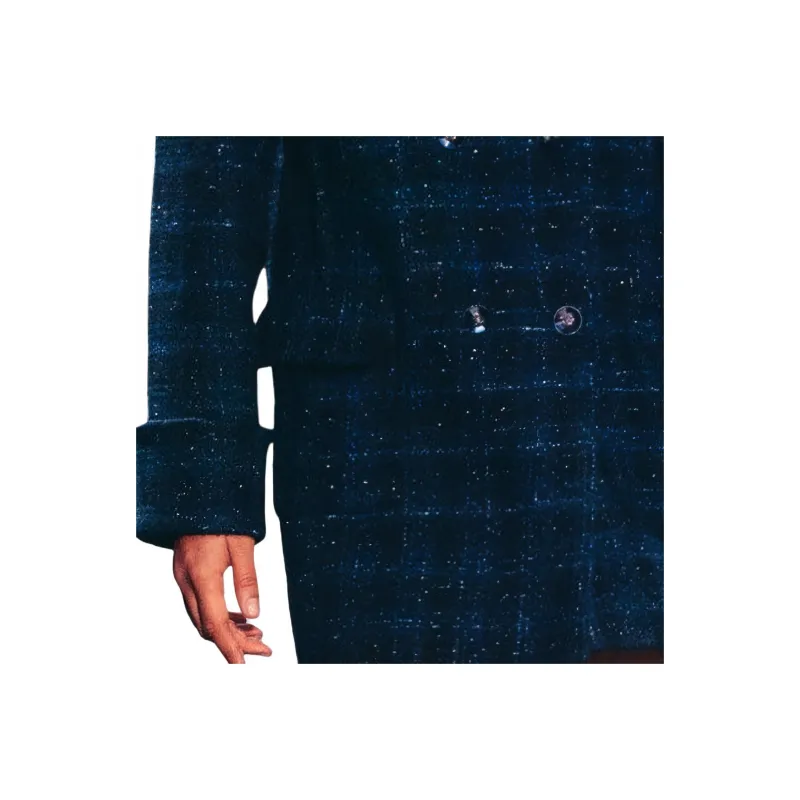 CHANEL 24 Spring And Summer Business Suits Coats Women's Marine Blue-3