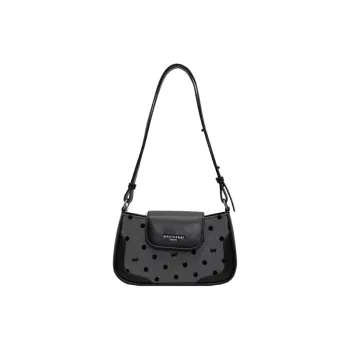 Juju Jimmy Acrylic Underarm Crossbody Bag, Shoulder Bag Regular Women's Silver/Black/White