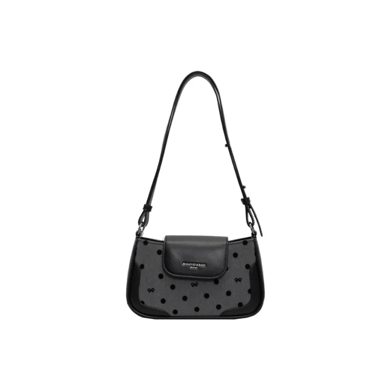 Juju Jimmy Acrylic Underarm Crossbody Bag, Shoulder Bag Regular Women's Silver/Black/White-5