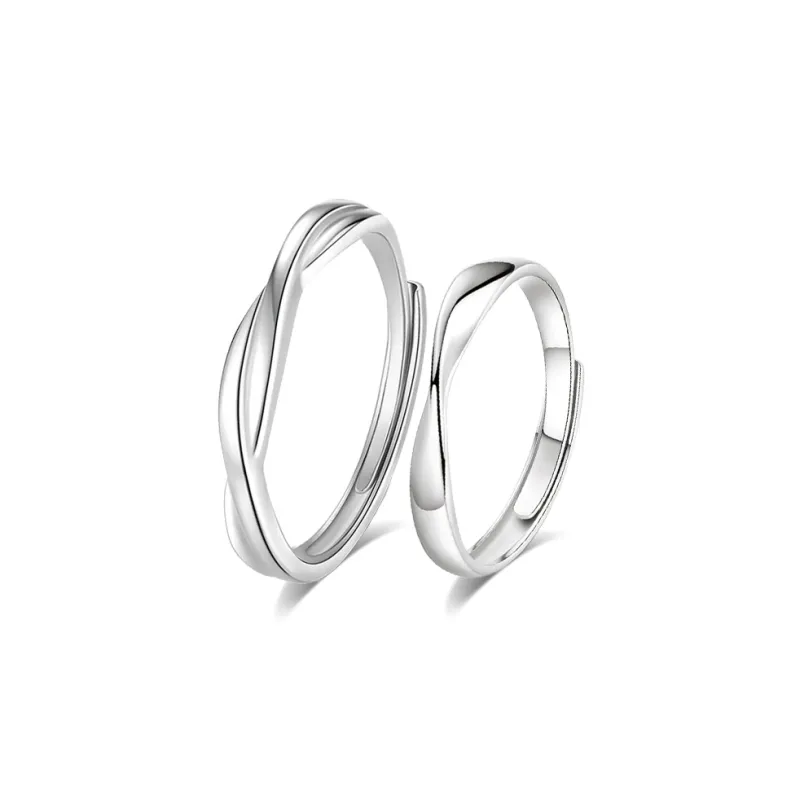 MISS TOOYA S999 Fine Silver Rings Unisex-0