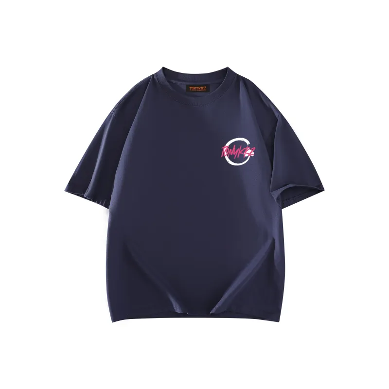 TONYKRZ T Shirts Unisex Navy Blue-1